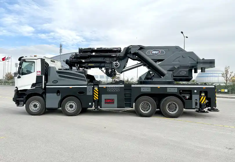 AKC 375.002 K7 / L6 Katlanır Bomlu Vinç